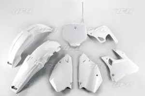 Exclusieve Aanbieding UFO plastic kit Wit/OEM Yamaha YZ 125/250 96-99