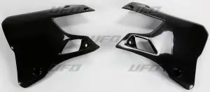 Beperkt Aanbod UFO radiator kappen Zwart Yamaha YZ 125/250 96-01