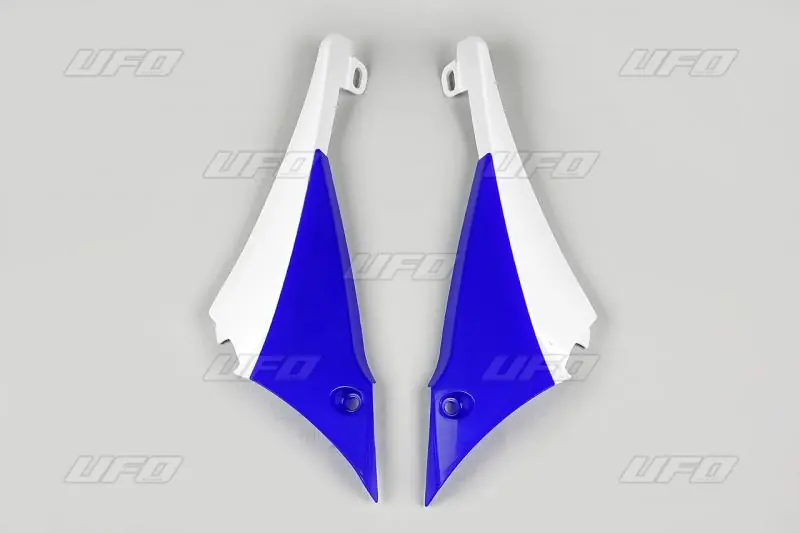UFO radiator kappen Wit / Blauw Yamaha YZ 450F 11-13 Bestel Nu