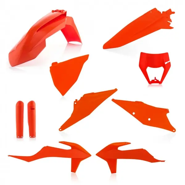 Cycra plastic kit Oranje 16 met koplamp plastic KTM EXC/EXC-F 250/300/350/450/500 20- Actieprijs