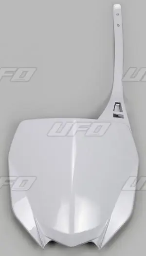 Betaalbaar UFO voornummerplaat Wit Yamaha YZ 125/250 22- & YZ 250F 19- & YZ 450F 18-