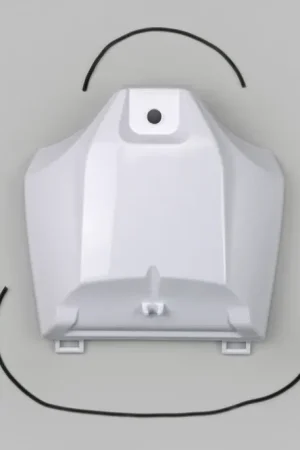 UFO brandstoftank / filterbak kap Wit Yamaha YZ 250F 19- & YZ 450F 18- & WR 250F 20- & WR 450F 19- Gratis Verzending