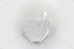 UFO voornummerplaat Wit Kawasaki KX 125/250 03-08 & KX 250F 04-08 & KX 450F 06-08 Nieuw