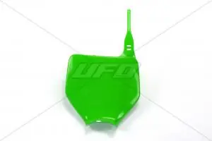 UFO voornummerplaat Groen Kawasaki KX 125/250 03-08 & KX 250F 04-08 & KX 450F 06-08 Seizoensaanbieding
