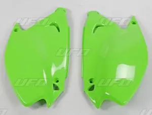 UFO Zijnummerborden Groen Kawasaki KX 125/250 03-08 Beperkte Voorraad