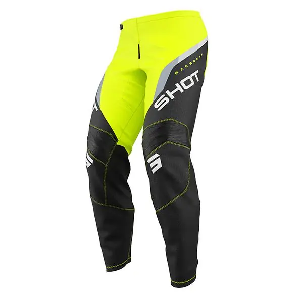 Shot MX Cross Broek Kinderen Draw Daytona Fluor Geel 2026 Collectie Goedkoop