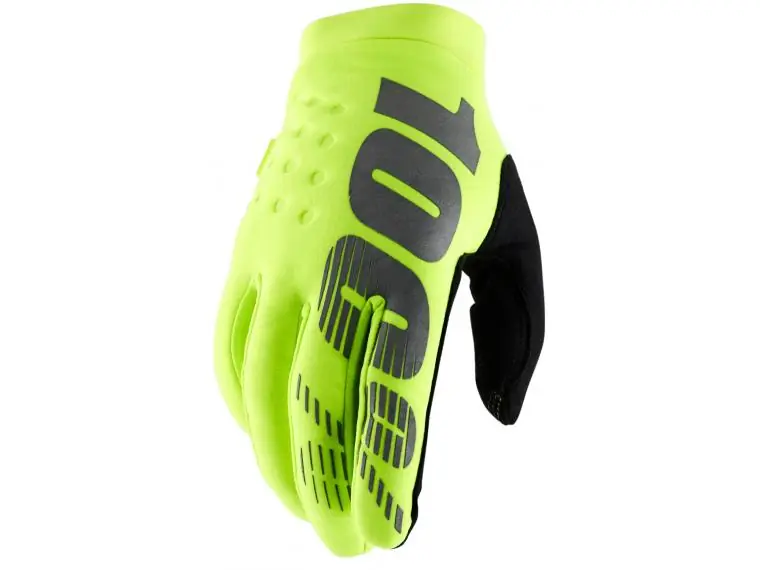 100% Maat L koud weer handschoenen Brisker fluor geel Bestseller