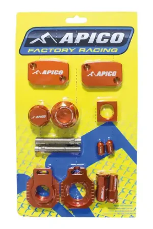 Apico Factory Bling Pack Oranje KTM/HUSKY XC-W 125-150 17-19, EXC/TPI 150-300 14-21, EXC-F250-500 14-21 Lage Kosten