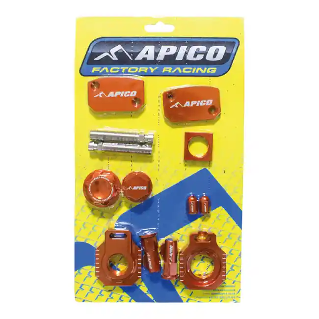 Apico Factory Bling Pack Oranje KTM 250 SX 06-12 350 SX-F 11-12 250 EXC 06-13 300 EXC 06-13 250 EXC-F 11-13 350 EXC-F 11-13 450 EXC-F 08-13 500 EXC 12-13 Meest Verkocht
