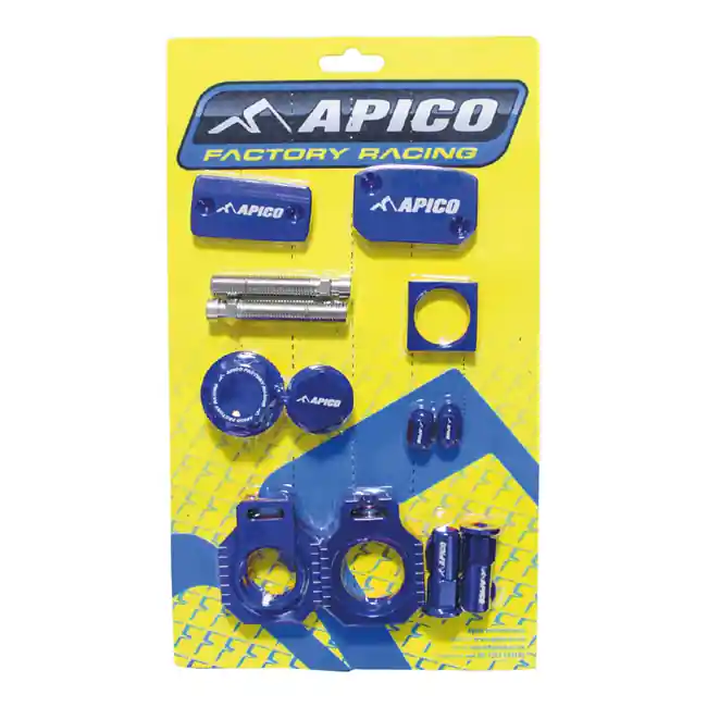Apico Factory Bling Pack Blauw KTM/HUSKY SX125/150 14-15, TC125 16-21, FC250-450 16-21 OR (R) BREMBO BRAKE Hete Deal