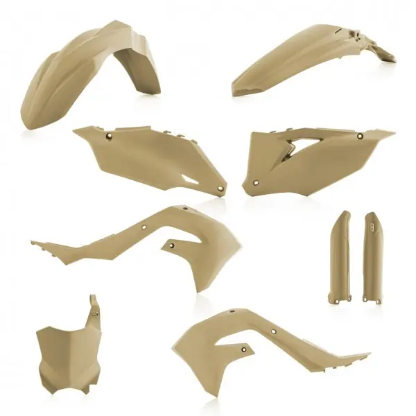Koopje Acerbis full plastic kit Sand Kawasaki KX 250F 2021-2024 & KX 450F 2019-2023