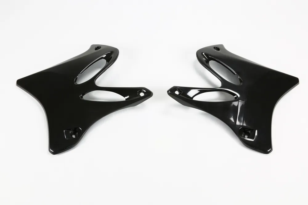 Direct Verzonden UFO radiator kappen Zwart Yamaha YZ 125/250 02-14