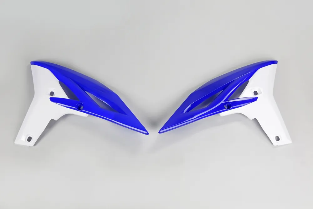 UFO radiator kappen Wit / Blauw Yamaha YZ 250F 11-13 & WR 450F 12-15 Favoriet