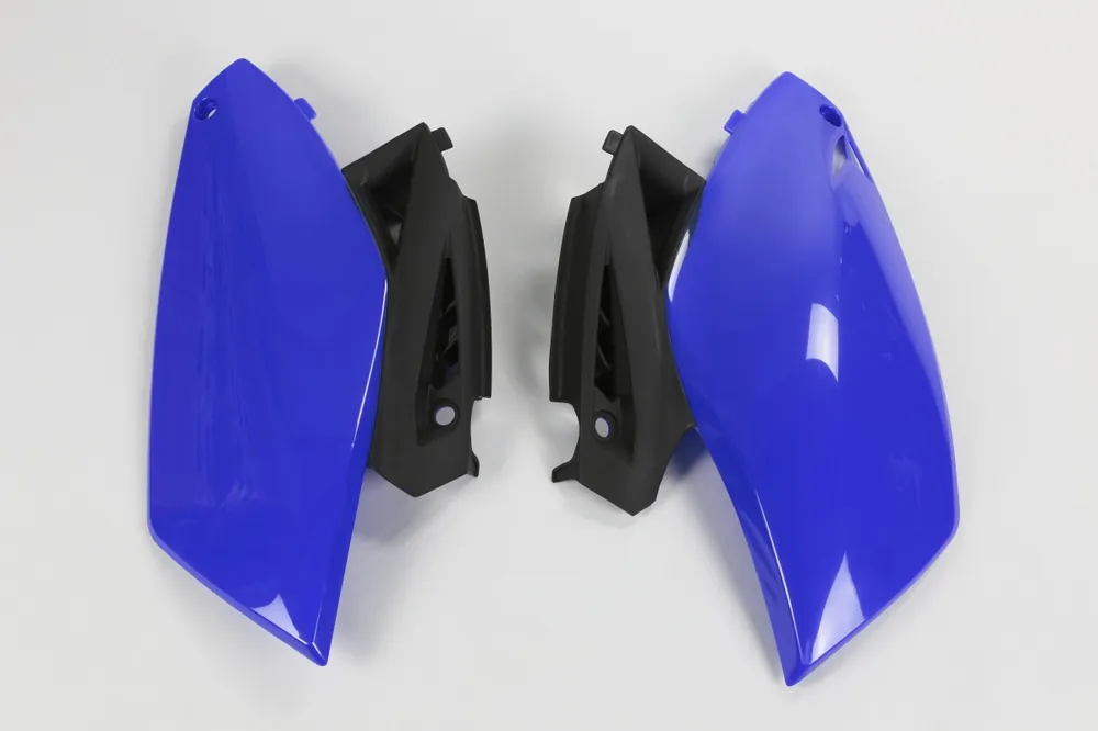 UFO zijnummerborden Blauw / Zwart Yamaha YZ 250F 10-13 Snelle Levering