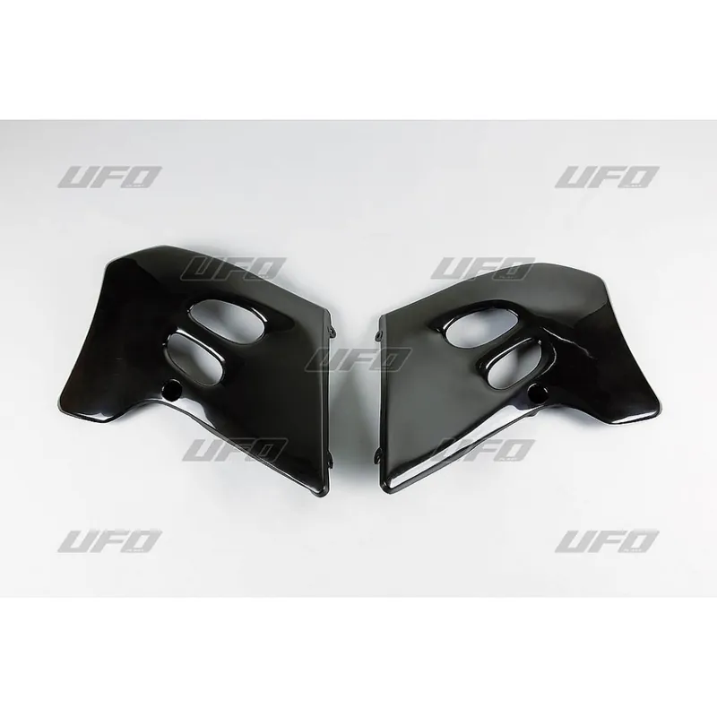 Superprijs UFO radiator kappen Zwart Suzuki RM 125/250 93-95