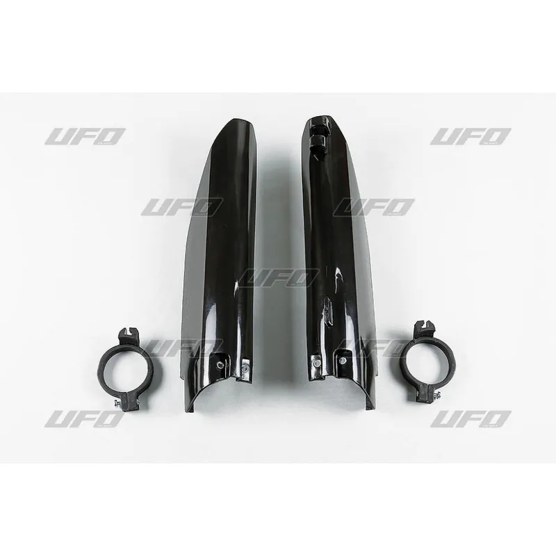 UFO voorvork beschermers Zwart Suzuki RM 125/250 99-06 & RM-Z 450 05-06 Direct Beschikbaar