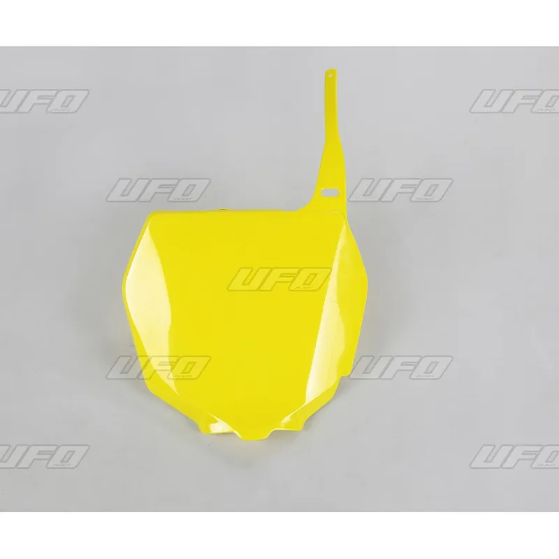 Speciale Aanbieding UFO voornummerplaat geel Suzuki RM 125/250 01- & RM-Z 250 07-09 & RM-Z 450 05-07