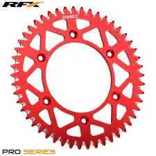 Veilige Betaling RFX achtertandwiel aluminium Rood Honda CR/CRF 125/250/450/500 & XR 250/400/650 (48 tands)