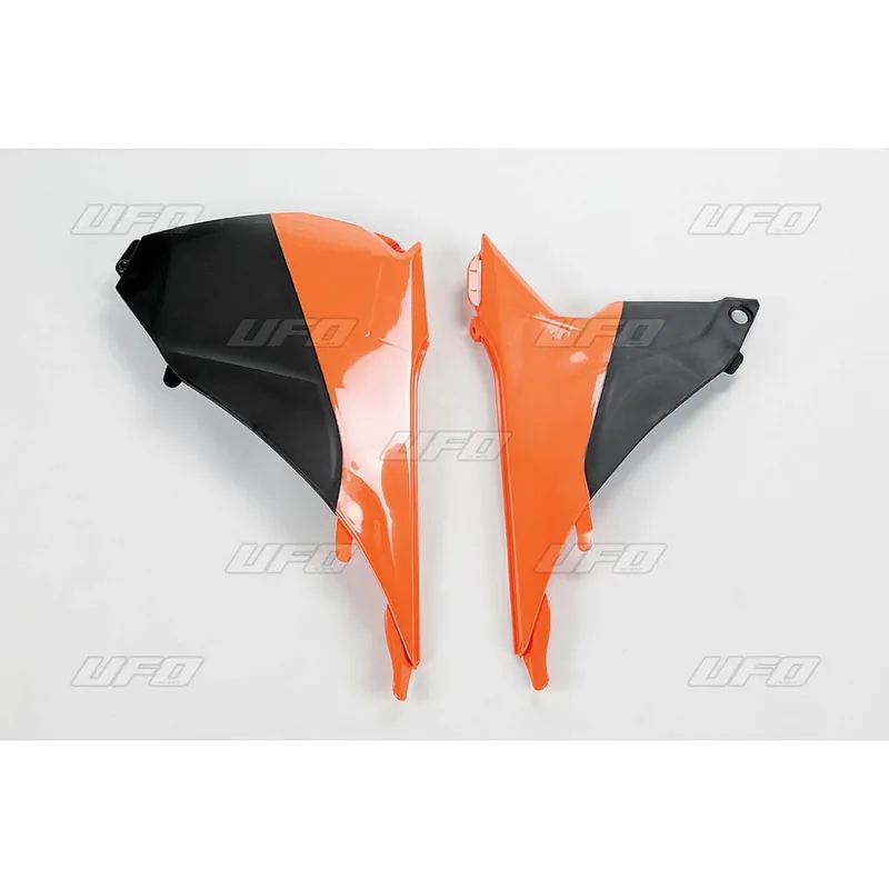 UFO luchtfilter kappen Oranje / Zwart KTM SX 125/150 13-15 & SX 250 13-16 & SX-F 250/350/450 13-15 Bestseller