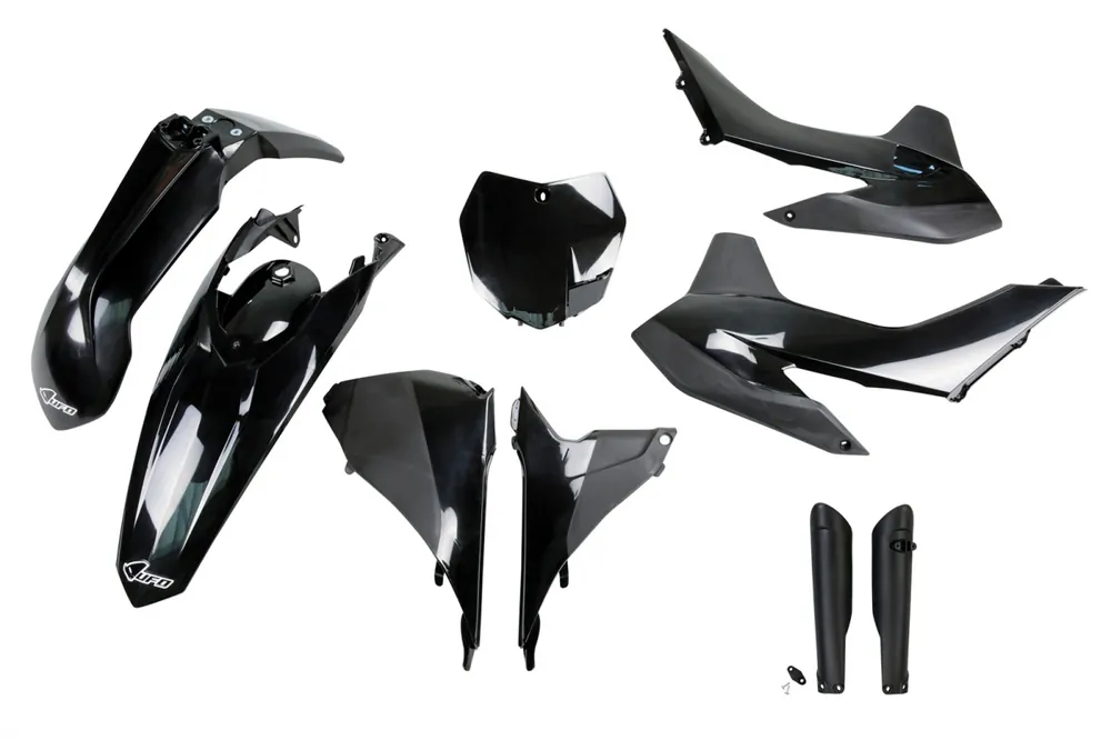 Populair UFO plastic kit Zwart KTM SX/SX-F 125/150/250/350/450 2015 & SX 250 2015-2016 ( full kit )