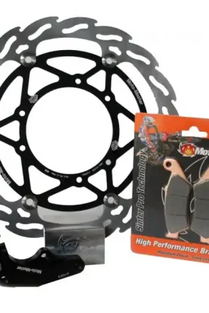 Direct Verzonden Moto Master Zwevende voor remschijf 260mm + remblokken + adapter KTM SX 85 12- & Husqvarna TC 85 14-