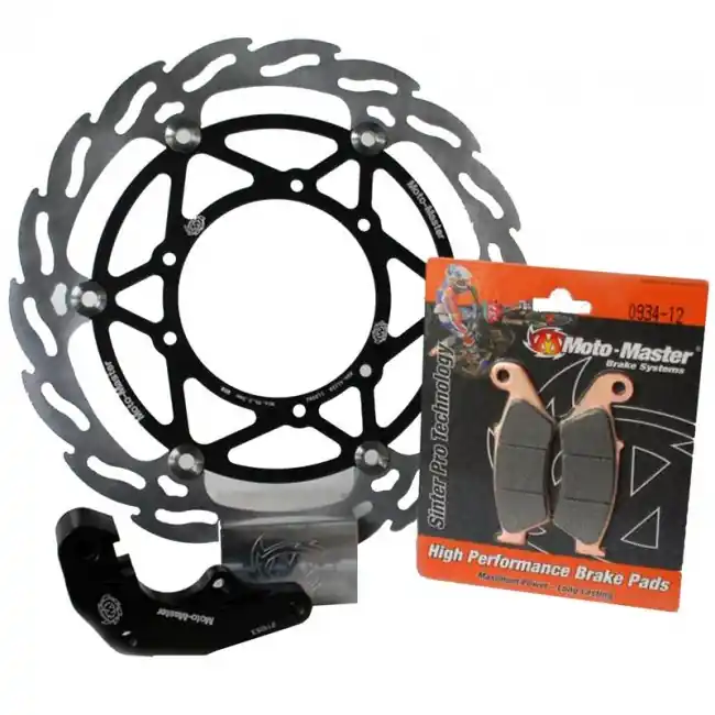 Direct Verzonden Moto Master Zwevende voor remschijf 260mm + remblokken + adapter KTM SX 85 12- & Husqvarna TC 85 14-