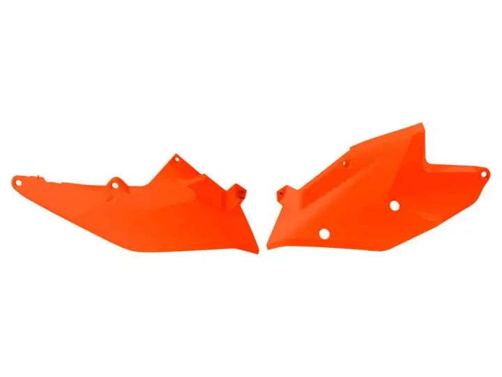 Racetech zijnummerborden KTM Oranje KTM SX 125/150/250 16-18 & SX-F 250/350/450 16-18 & EXC 250/300 17-19 & EXC-F 250/350/450/500 17-19 Nieuw