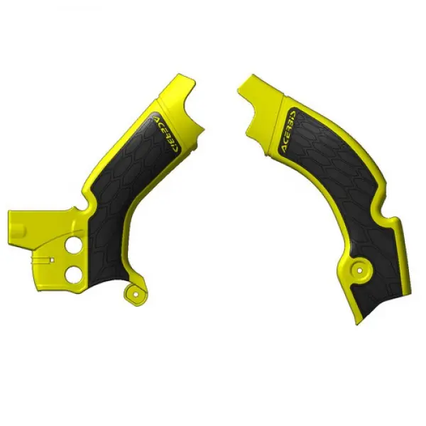 Goedkoop Acerbis X-Grip frame beschermers geel / zwart Suzuki RM-Z 450 08-17