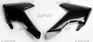 UFO radiator kappen Zwart Husqvarna TC 125 16-18 & TC 250 17-18 & FC 250/350/450 16-18 & TE 250/300 17-19 & FE 250/350/450/501 17-19 Aanbieding