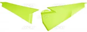 UFO Bovenste Zijnummerborden Fluor Geel Husqvarna TC/FC 125/250/350/450 19- & TE 250/300 20- & FE 250/350/450/501 20- Exclusieve Aanbieding