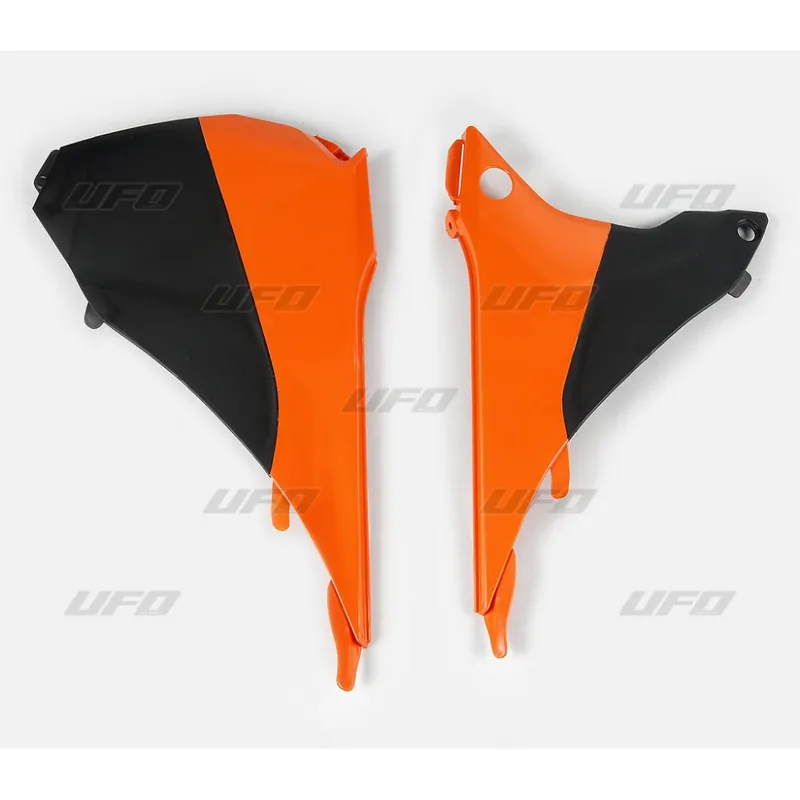 UFO luchtfilter kappen Oranje / Zwart KTM EXC/EXC-F 125/200/250/300/450/500 14-16 Tijdelijk Beschikbaar
