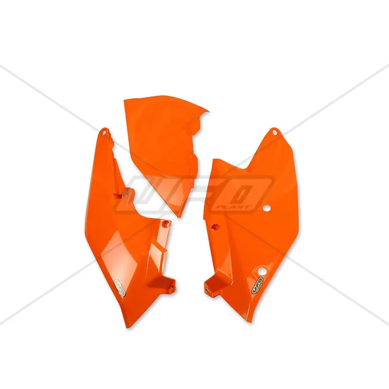 Gecertificeerd UFO zijnummerborden + Luchtfilterkap Oranje KTM SX 125/150/250 16-18 & SX-F 250/350/450 16-18 & EXC 250/300 17-19 & EXC-F 250/350/450/500 17-19