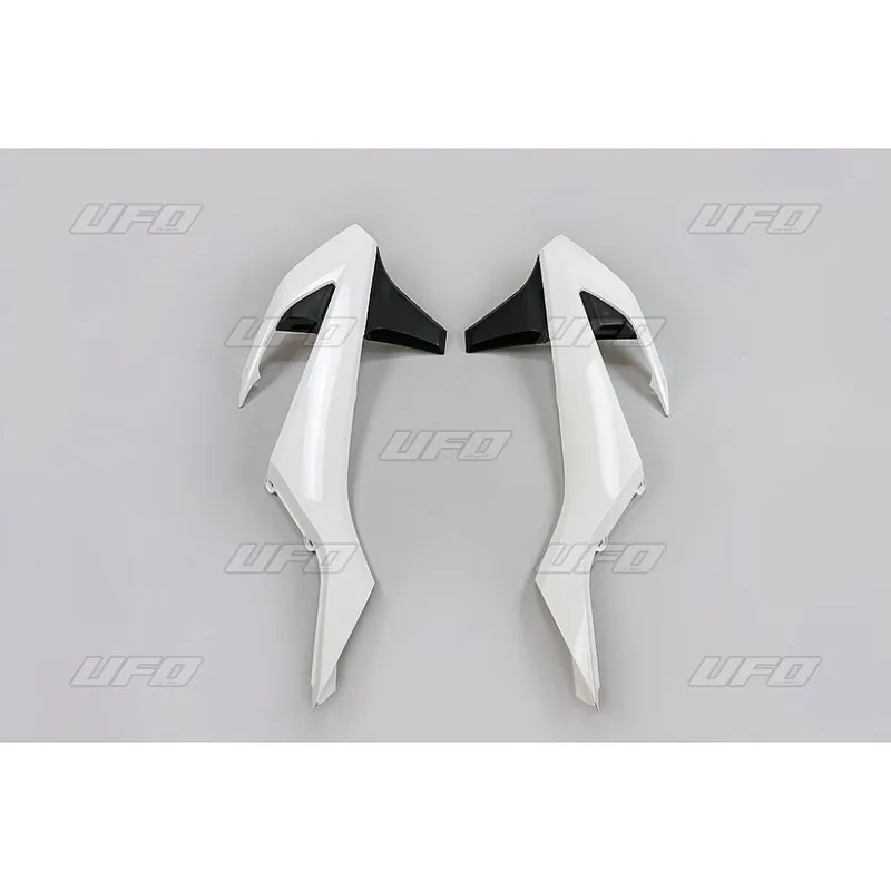 Meest Verkocht UFO radiator kappen Zwart / Wit KTM SX 125/150/250 16-18 & SX-F 250/350/450 16-18 & EXC 250/300 17-19 & EXC-F 250/350/450/500 17-19