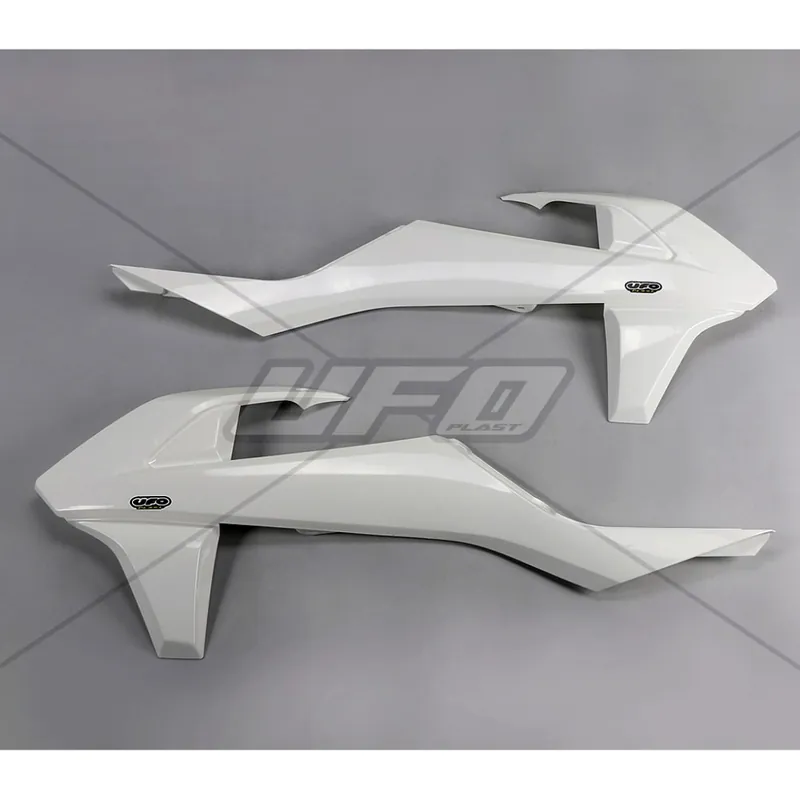 UFO radiator kappen Wit KTM SX 125/150/250 16-18 & SX-F 250/350/450 16-18 & EXC 250/300 17-19 & EXC-F 250/350/450/500 17-19 Nu Kopen