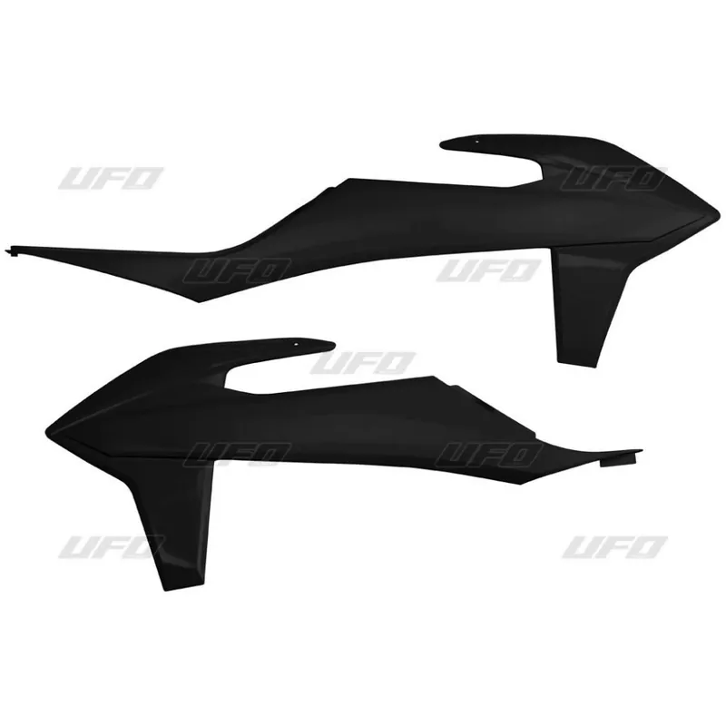 Laatste Kans UFO radiator kappen Zwart KTM SX 125/150/250 2019-2022 & SX-F 250/350/450 2019-2022 & EXC 250/300 2020-2023 & EXC-F 250/350/450/500 2020-2023