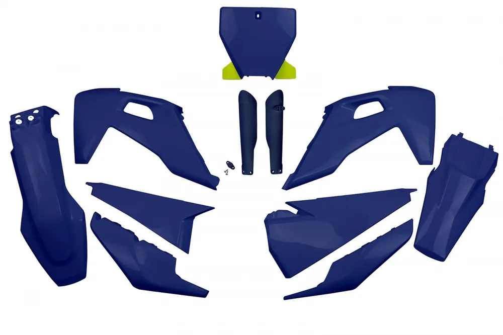 Exclusieve Aanbieding UFO plastic kit Blauw Husqvarna TC/FC 125/250/350/450 2019-2022 ( full kit )