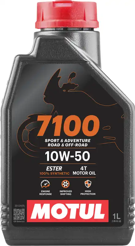 Op = Op Motul 7100 4T 10W50 100% Synthetisch 1 Liter