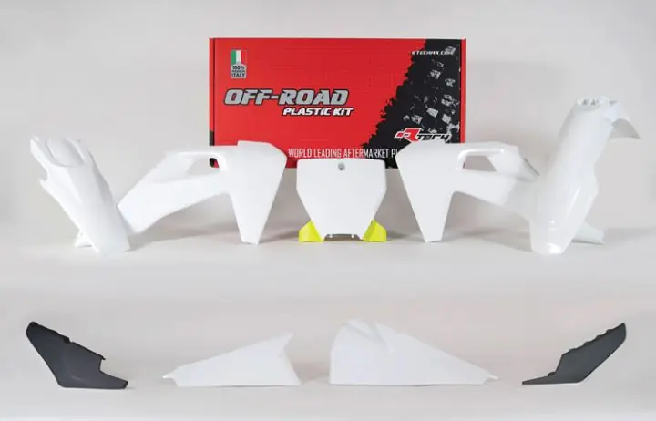 Racetech plastic kit OEM 2020/2021 Husqvarna TC/FC 125/250/350/450 19- Finale Uitverkoop