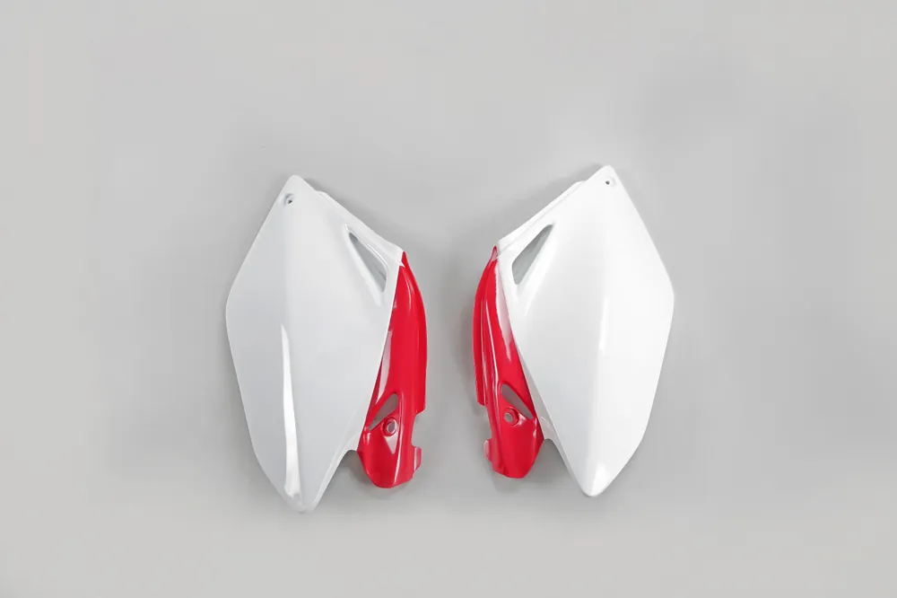 UFO zijnummerborden rood / wit Honda CRF 250R 06-09 Seizoensaanbieding