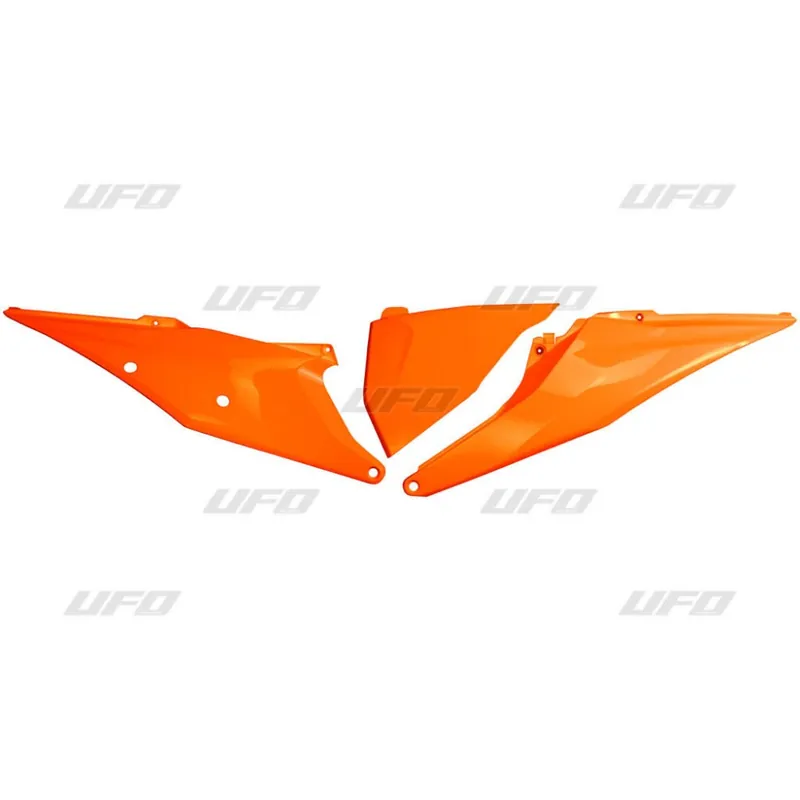 Lage Kosten UFO zijnummerborden + Luchtfilterkap KTM Oranje KTM SX 125/150/250 19- & SX-F 250/350/450 19- & EXC 250/300 20- & EXC-F 250/350/450/500 20-