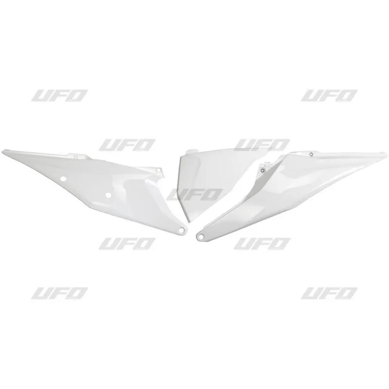 UFO zijnummerborden + Luchtfilterkap Wit KTM SX 125/150/250 19- & SX-F 250/350/450 19- & EXC 250/300 20- & EXC-F 250/350/450/500 20- Favoriet