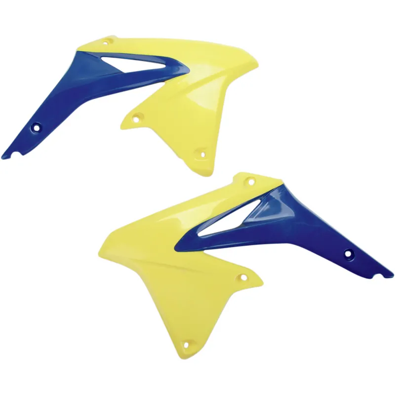 UFO radiator kappen Geel / Blauw Suzuki RM-Z 450 08-17 Beperkte Voorraad