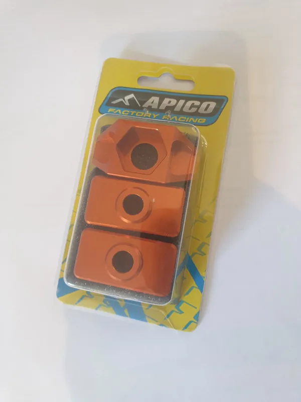 Apico achteras blokken Oranje KTM SX 50 09-19 & Husqvarna TC 50 17-19 Hete Deal