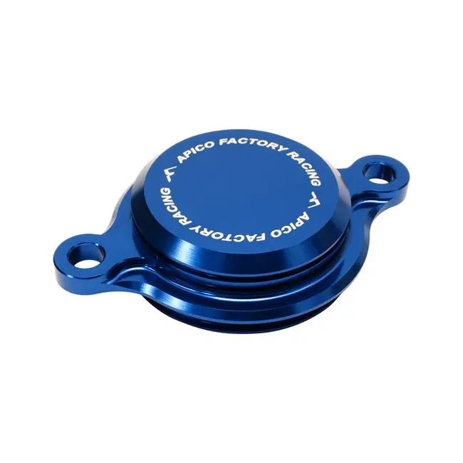 Apico Oliefilter Deksel Blauw Yamaha YZ 250F 14-20 & YZ 450F 10-20 & WR 250F 15-20 & WR 450F 16-20 Aanbieding