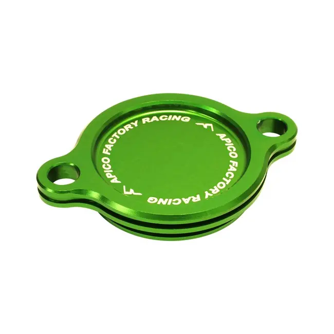 Apico Oliefilter Deksel Groen Kawasaki KX 250F 05-20 & Suzuki RM-Z 250 05-06 Gereduceerde Prijs