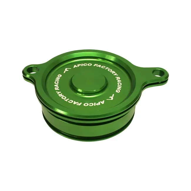 Laatste Kans Apico Oliefilter Deksel Groen Kawasaki KX 450F 06-15 & KLX 450R 08-15