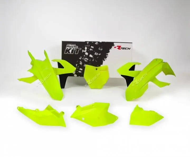 Racetech plastic kit Fluor Geel KTM SX 125/150 16-18 & SX 250 17-18 & SX-F 250/350/450 16-18 Aanbieding