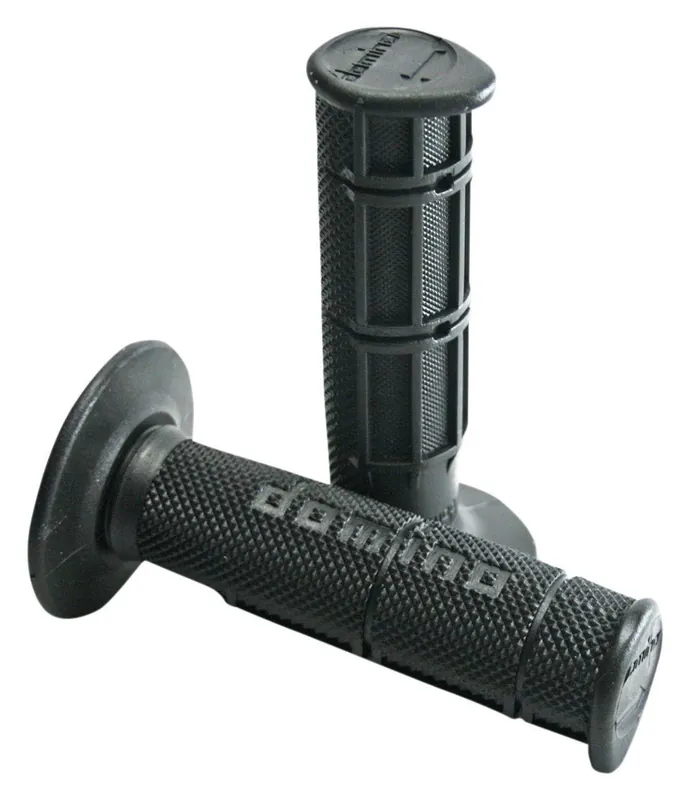 Domino handvaten Cross / Enduro Standaard Zwart Gratis Verzending