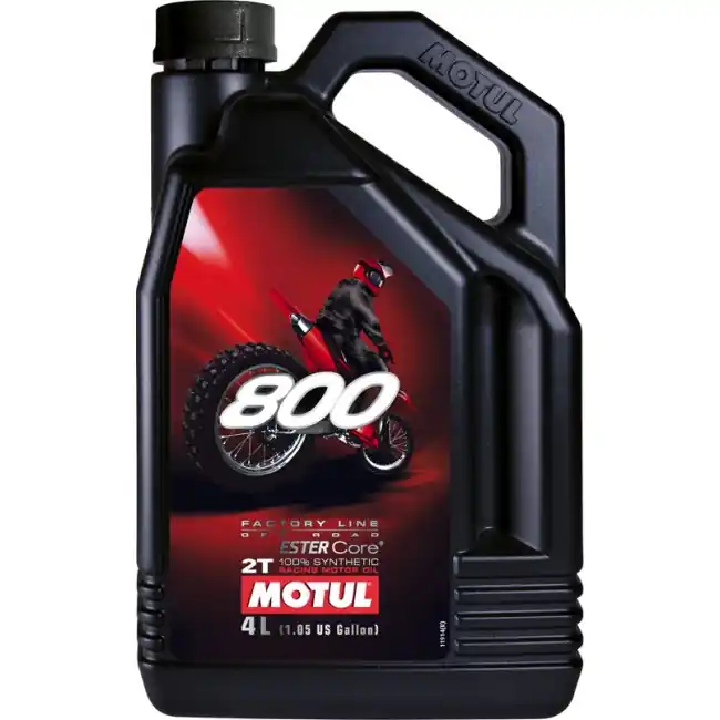 Motul 800 motorolie 2 takt 100% synthetisch 4 liter Hoge Kwaliteit