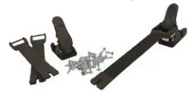 FM laars clipjes + Buckle Zwart voor FM MX Crosslaarzen Thunder / Storm Korting